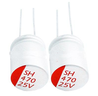 25V solid state capacitors